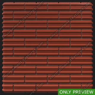 PBR Texture of Wall Bricks Pattern